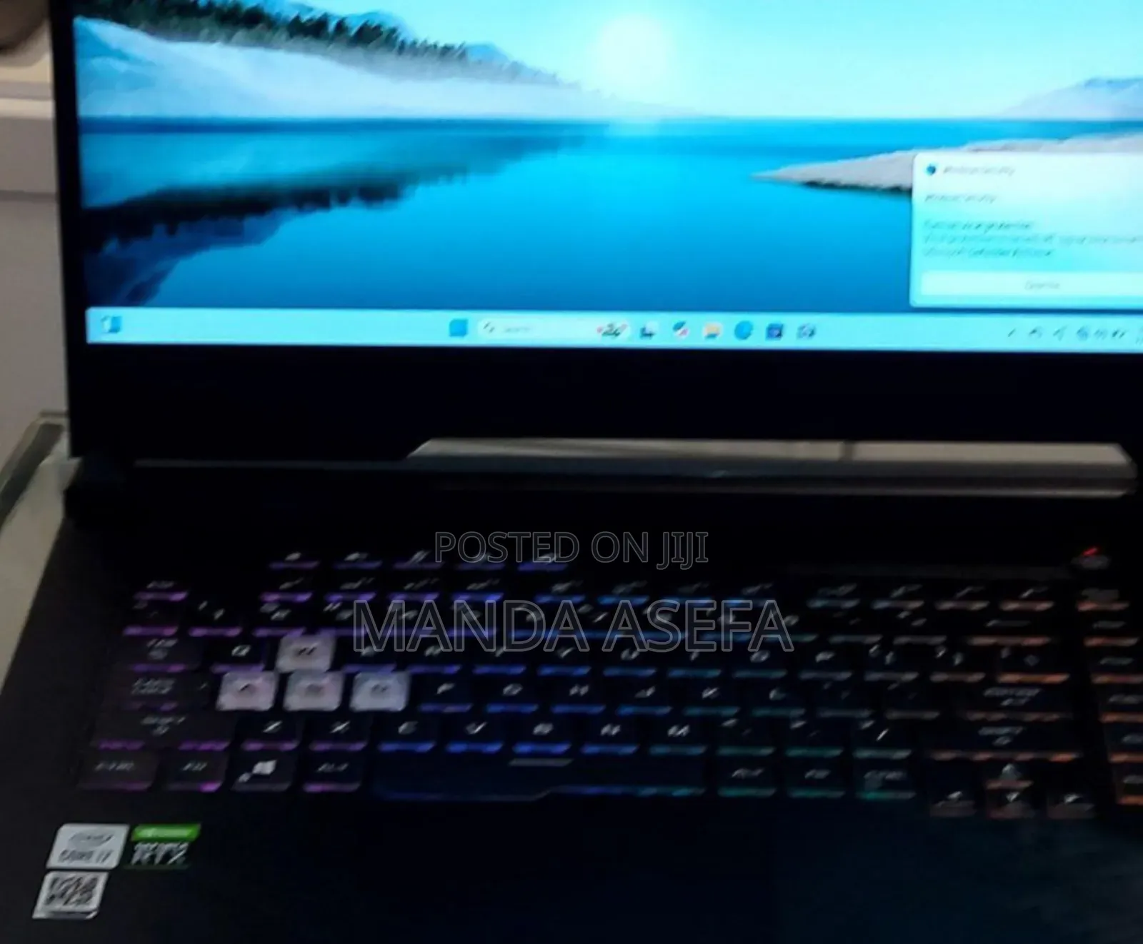 New Laptop Asus ROG Strix G15 16GB Intel Core I7 SSD 1T