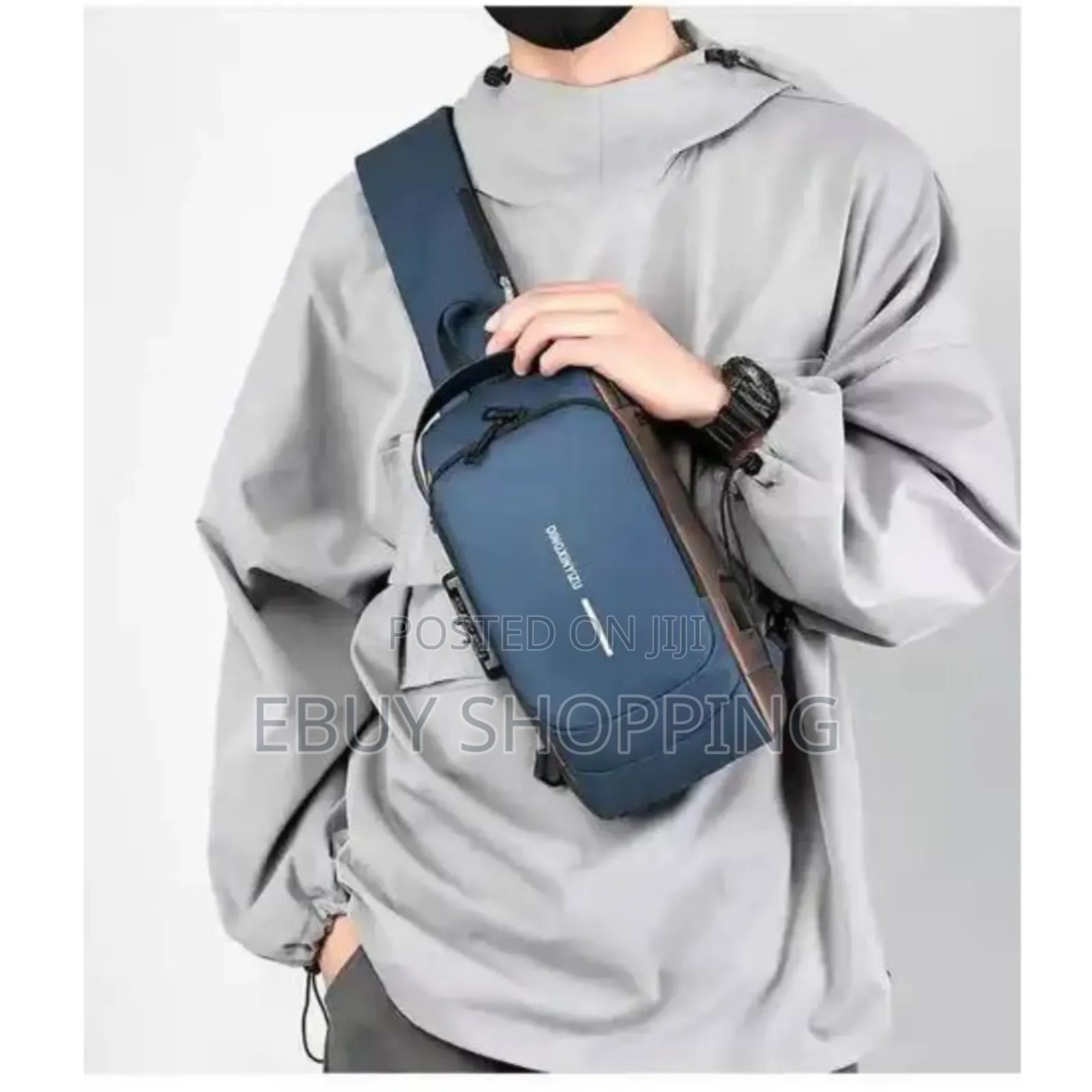 Stylish Usb Charging Crossbody Bag for Men Women**