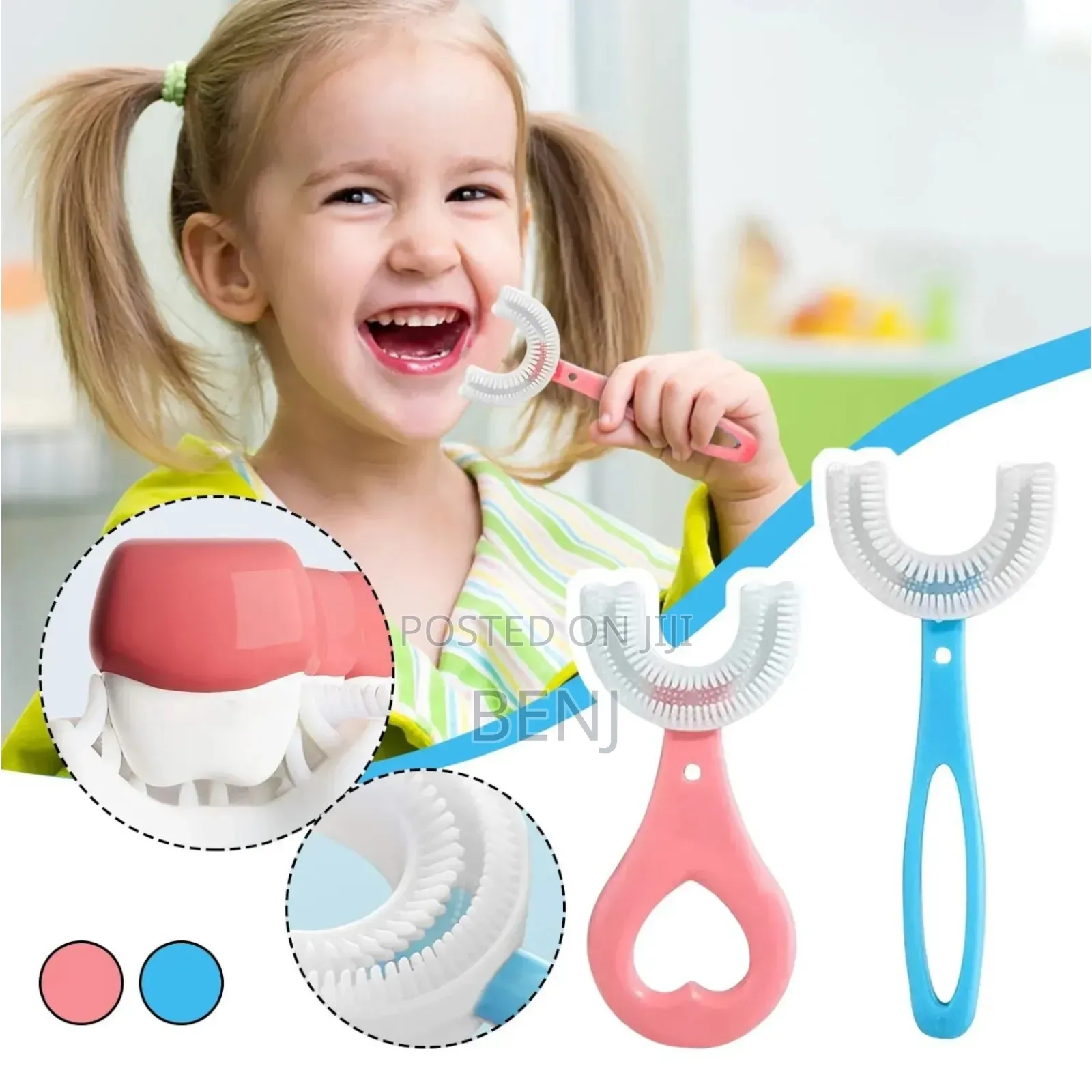 U-Shaped Toddlers and Babies Toothbrush | 2-12 Years | Easy