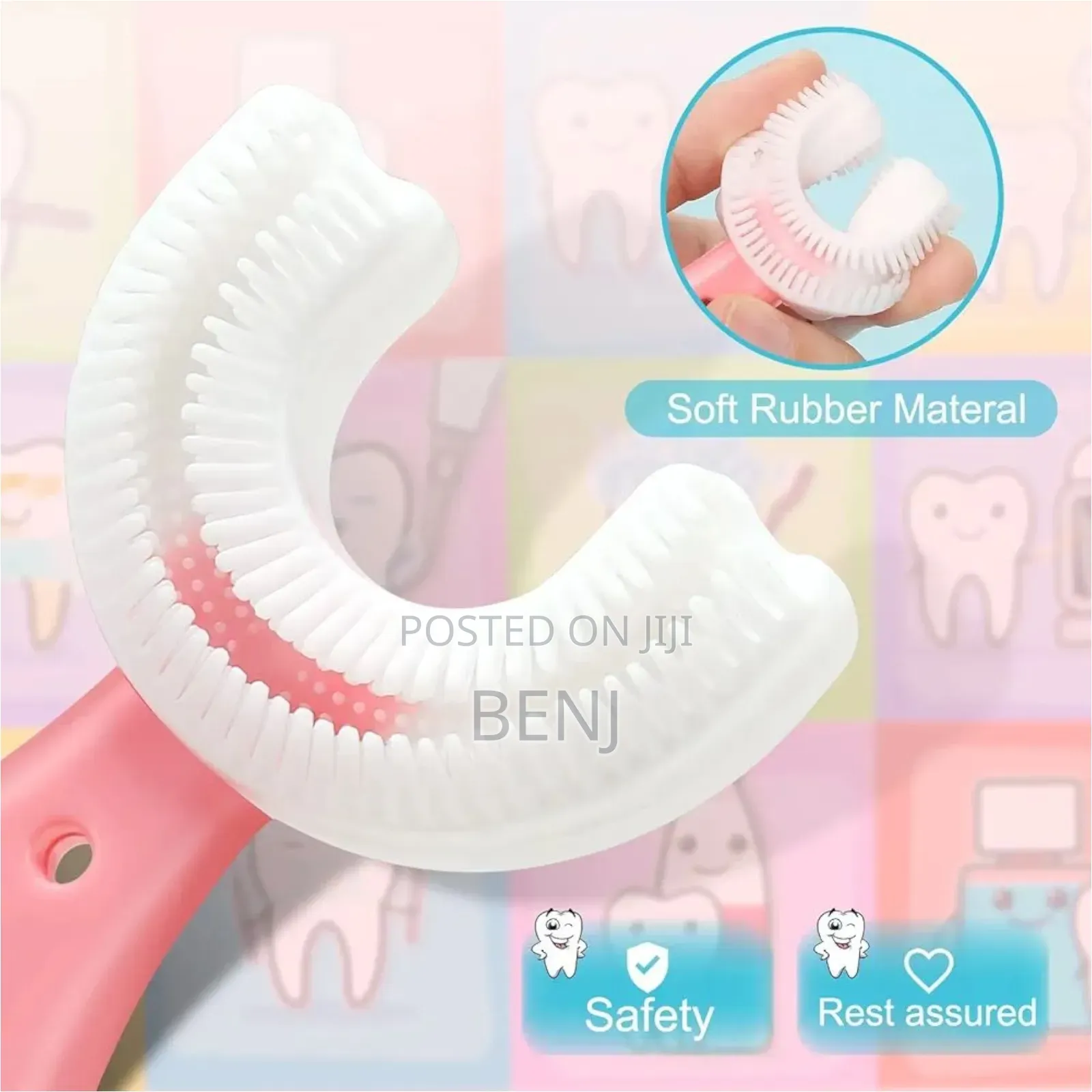 U-Shaped Toddlers and Babies Toothbrush | 2-12 Years | Easy