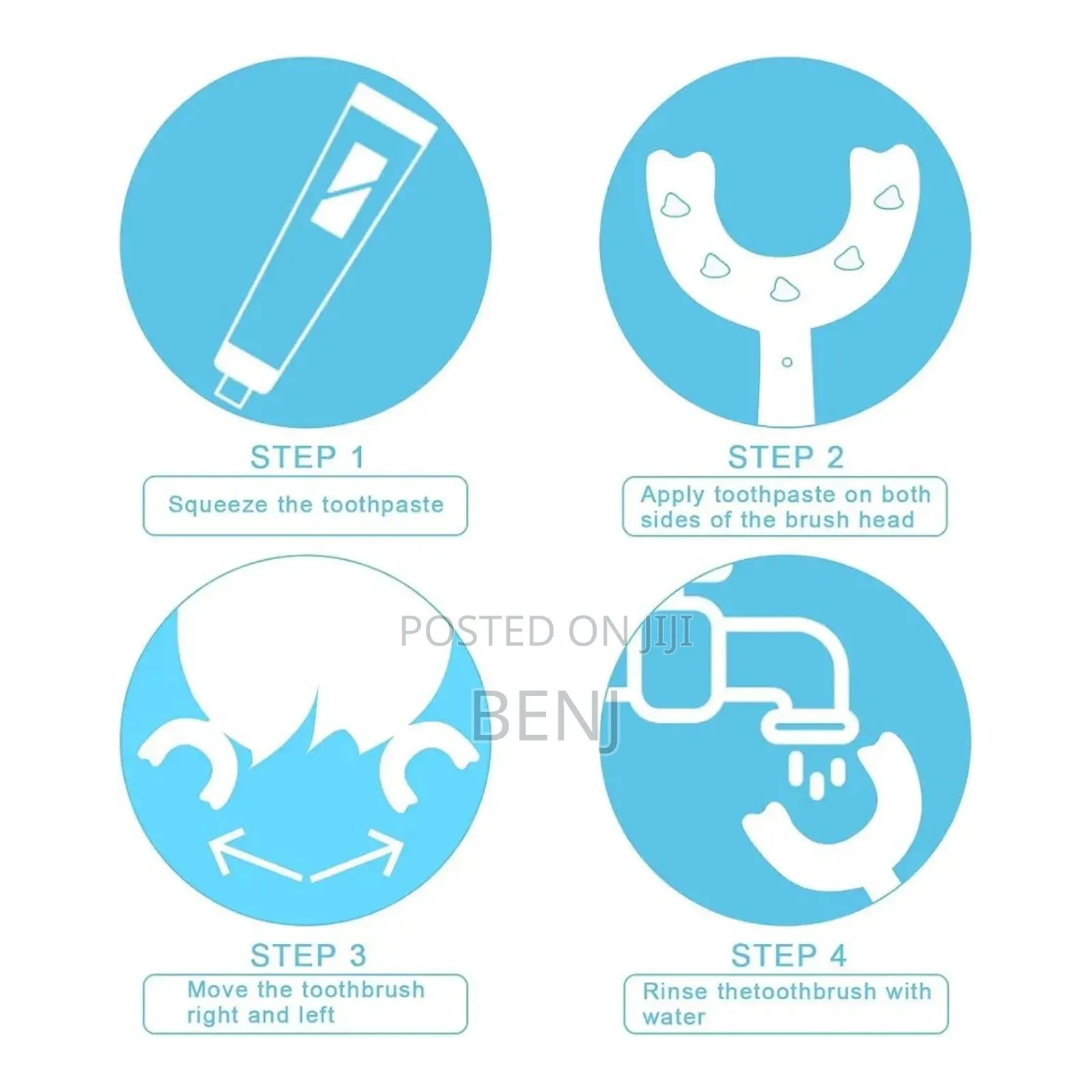 U-Shaped Toddlers and Babies Toothbrush | 2-12 Years | Easy