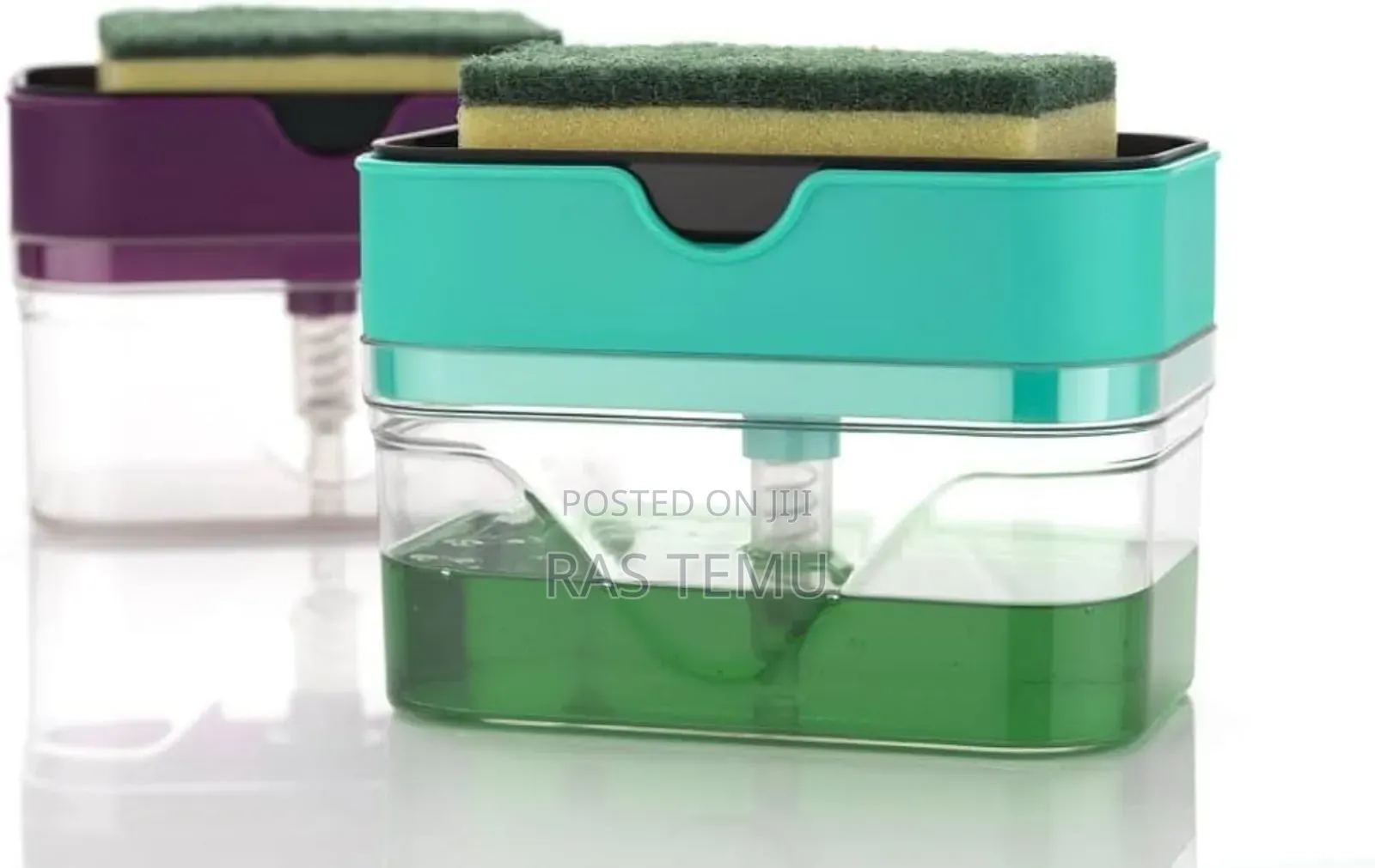 Soap Pump Dispenser With Sponge