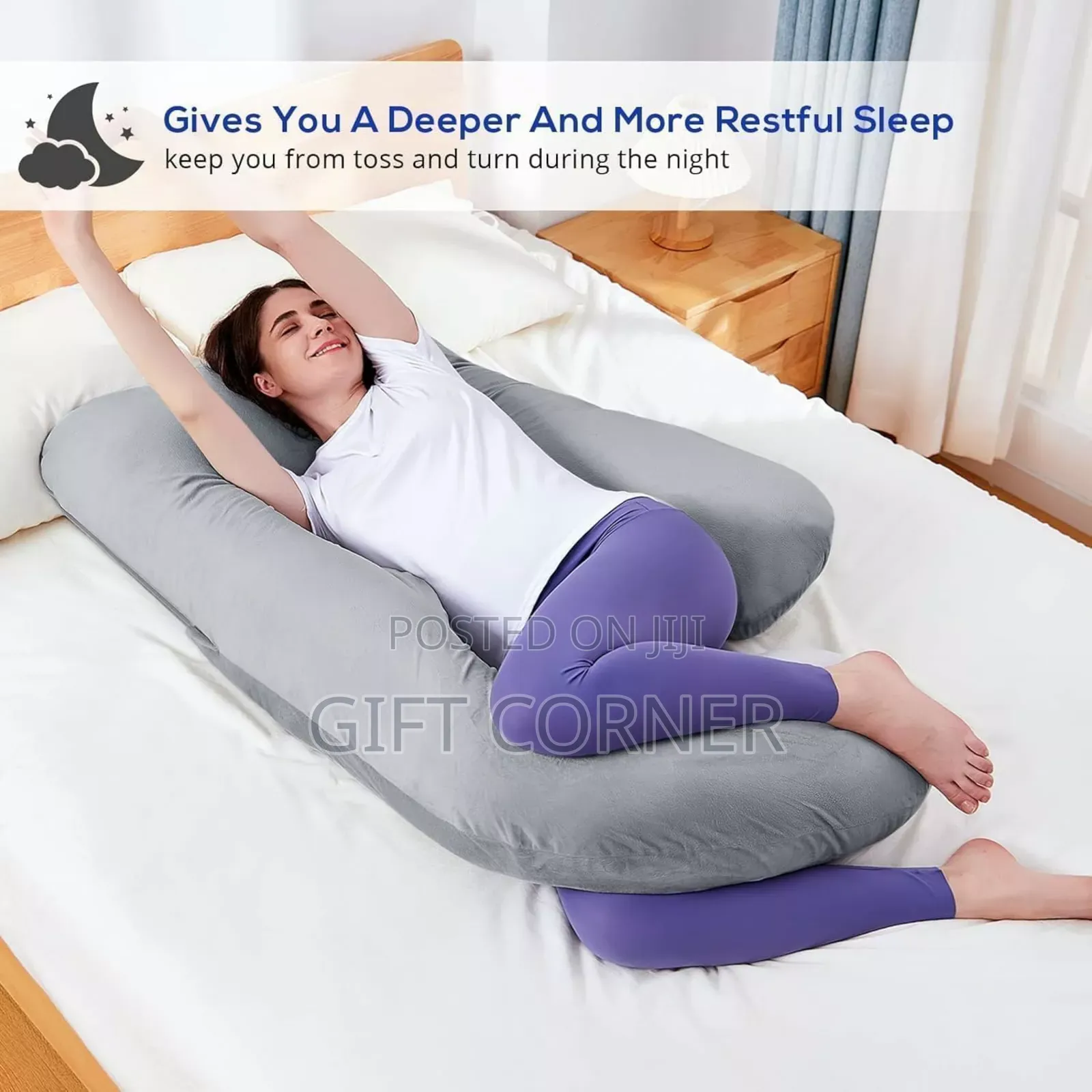 የእርጉዚት ምቾት Pregnancy Maternity Pillows G Shaped