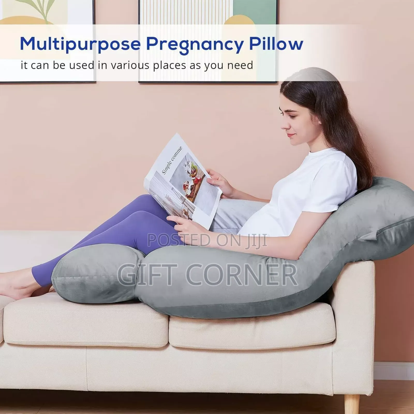 የእርጉዚት ምቾት Pregnancy Maternity Pillows G Shaped