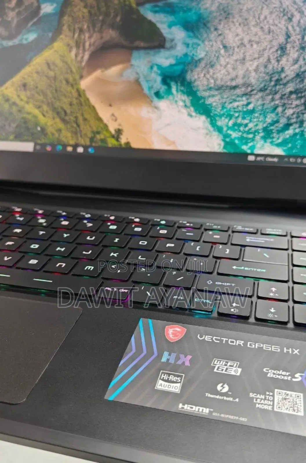 New Laptop MSI 32GB Intel Core I7 SSD 1T