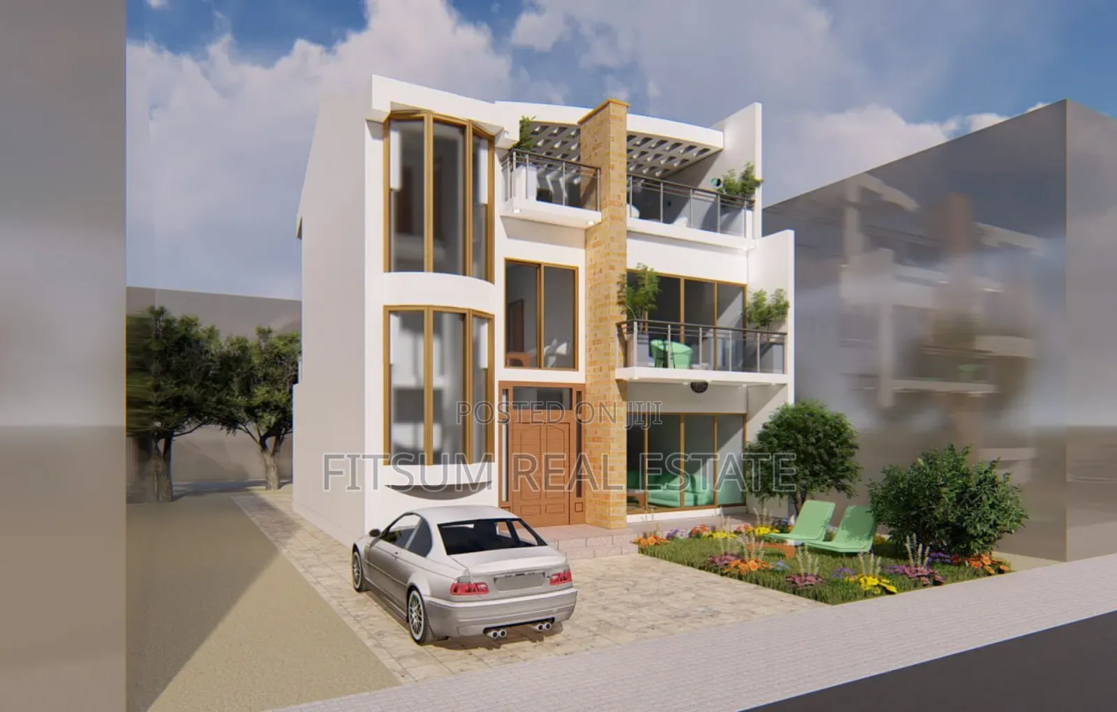 Furnished 4bdrm House in Jh Semix Real Estate, Yeka for sale