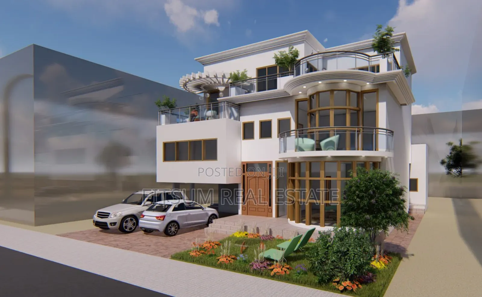 Furnished 4bdrm House in Jh Semix Real Estate, Yeka for sale