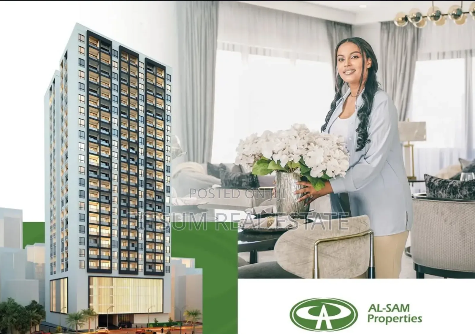 1bdrm Apartment in Alsam Properties, Lideta for sale