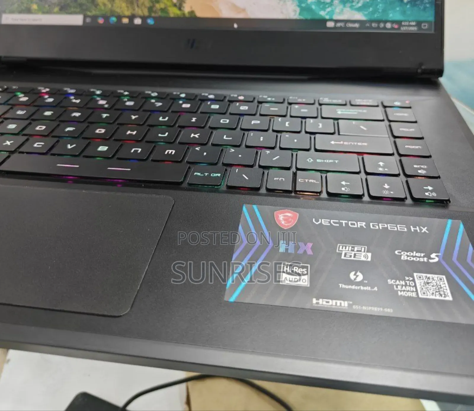 New Laptop MSI Vector GP68 HX 13V 16GB Intel Core I7 SSD 1T