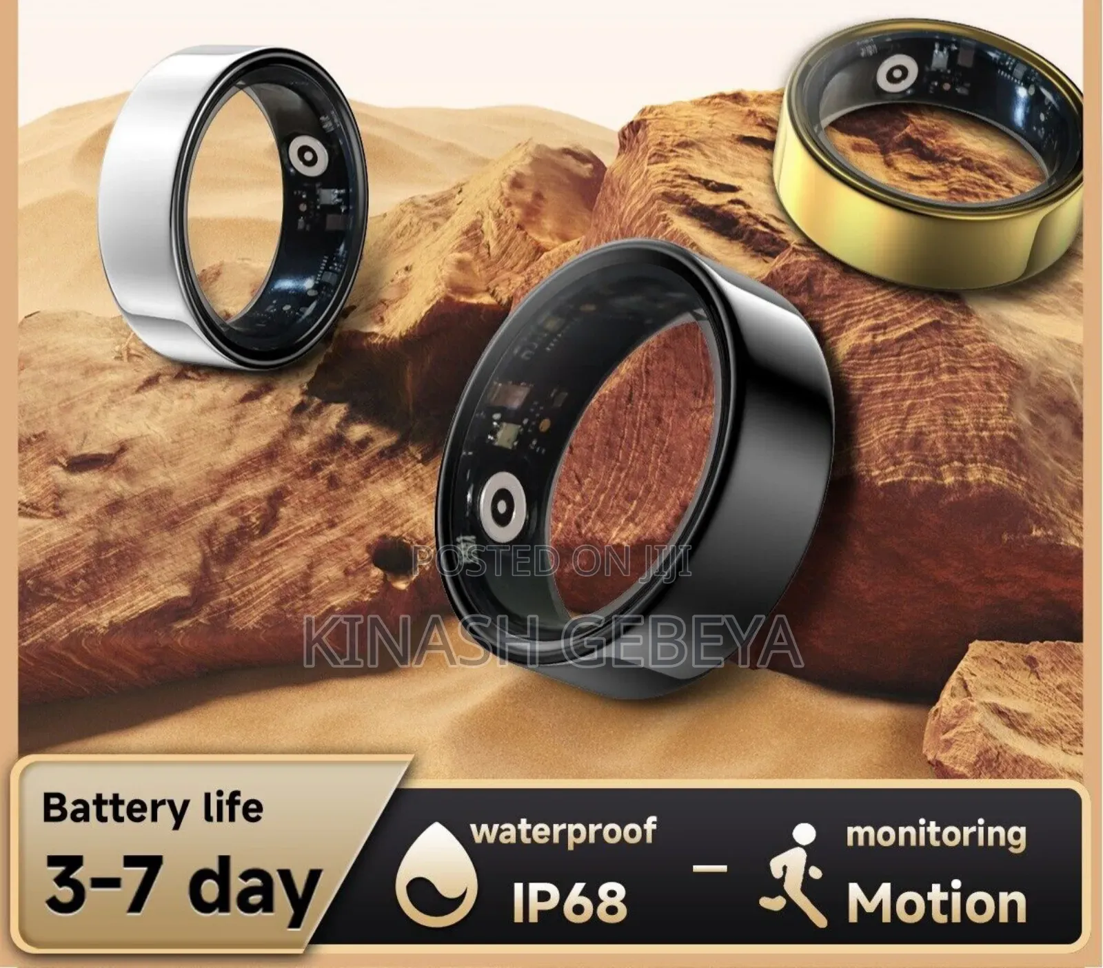 Fitness Tracker Smart Ring