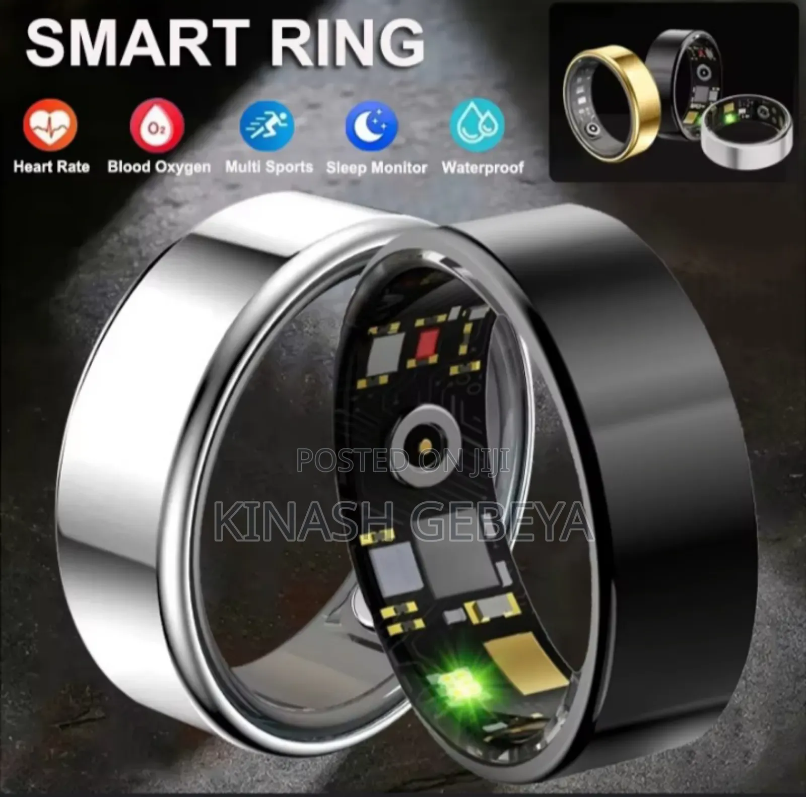Fitness Tracker Smart Ring