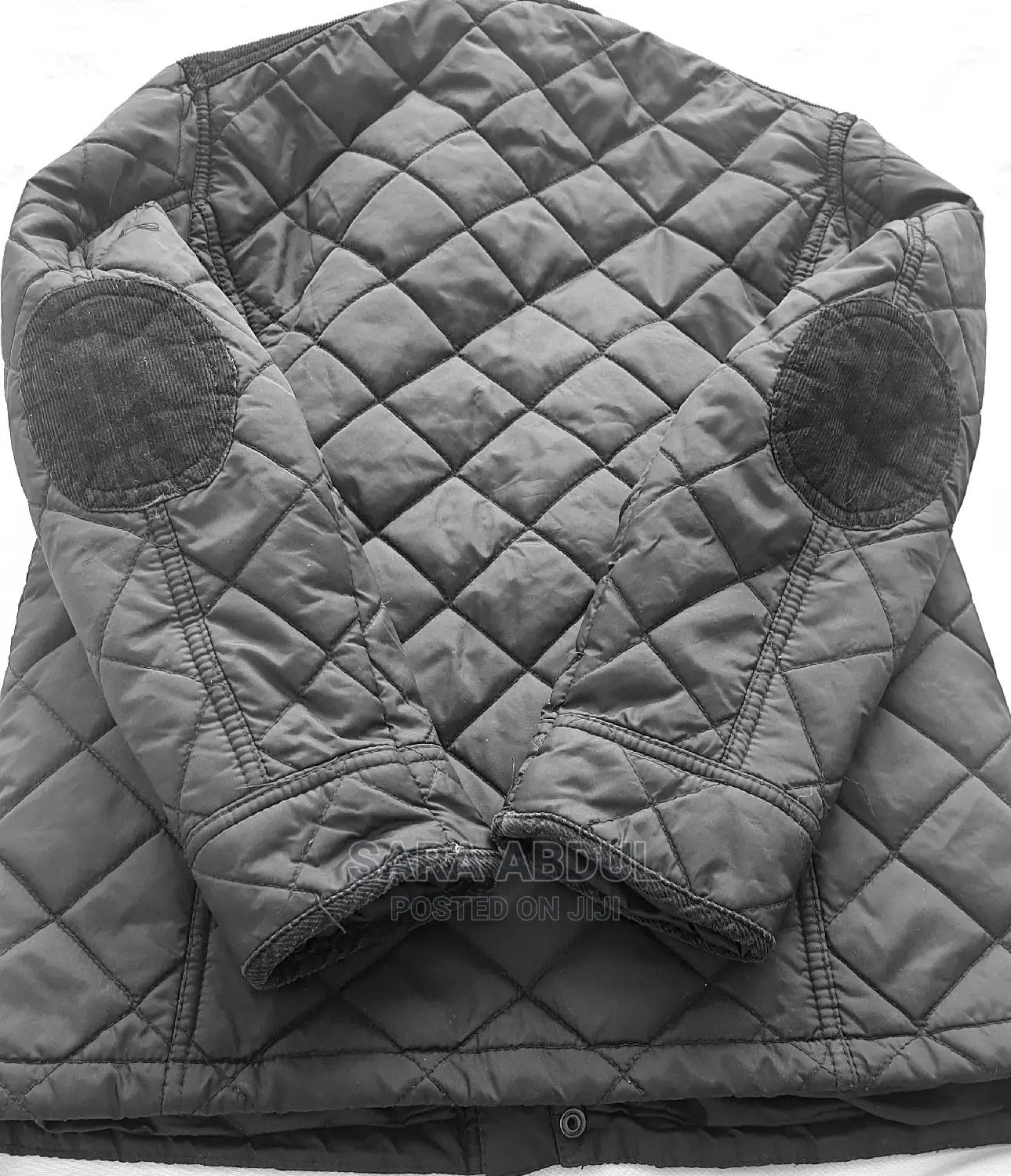 Black Quilted Jacket for Young Boys 11-12 Year Old