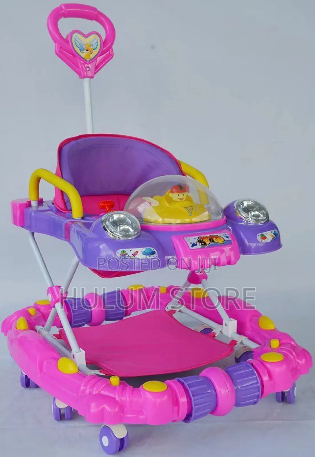Baby Walker With Canopy Play Panel