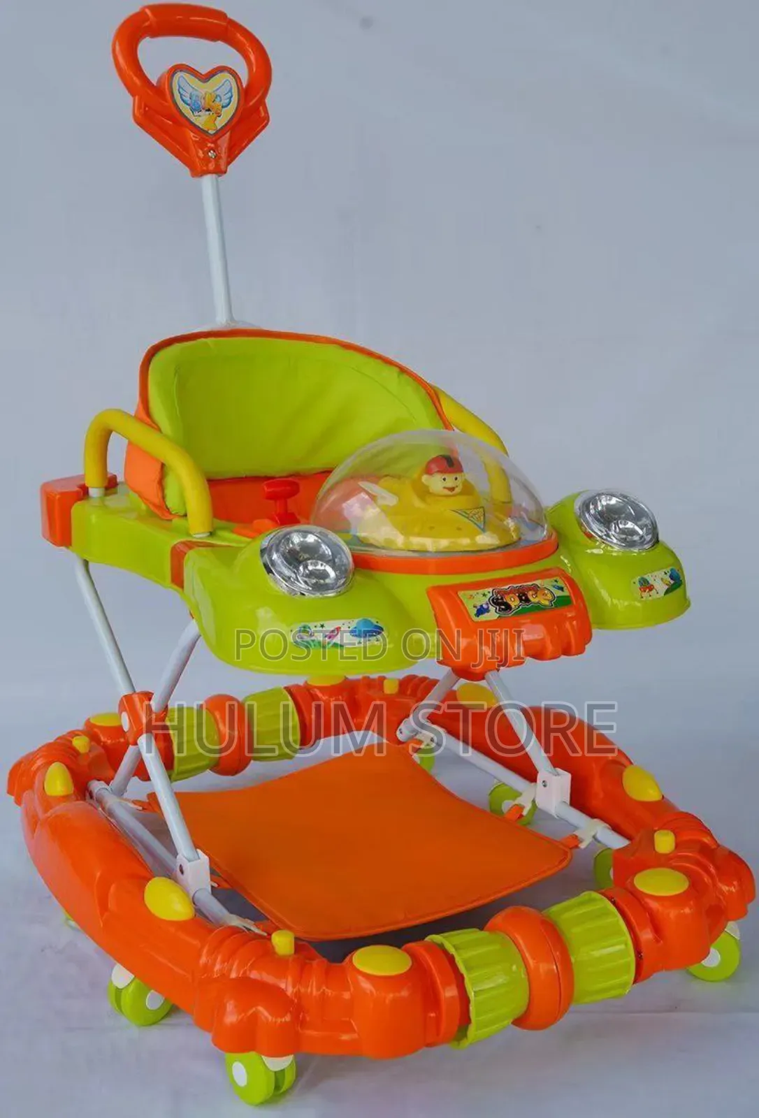 Baby Walker With Canopy Play Panel