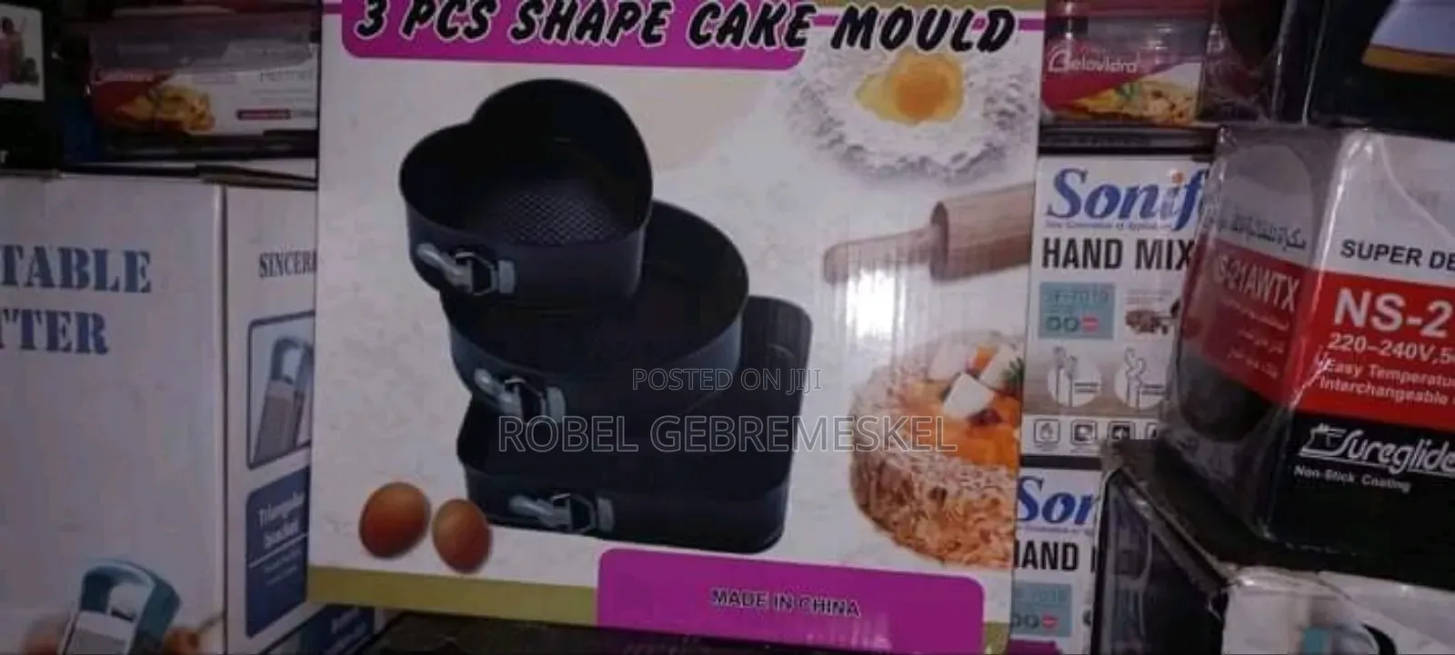 3pc Shape Cake Mould