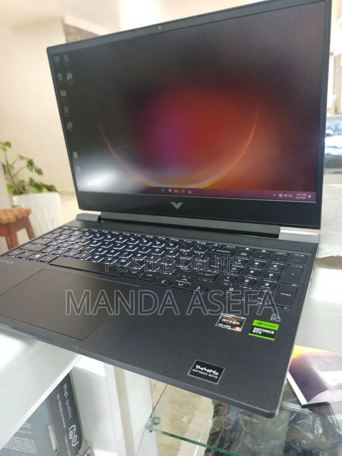 New Laptop HP Victus 15 8GB AMD Ryzen 5 SSD 512GB