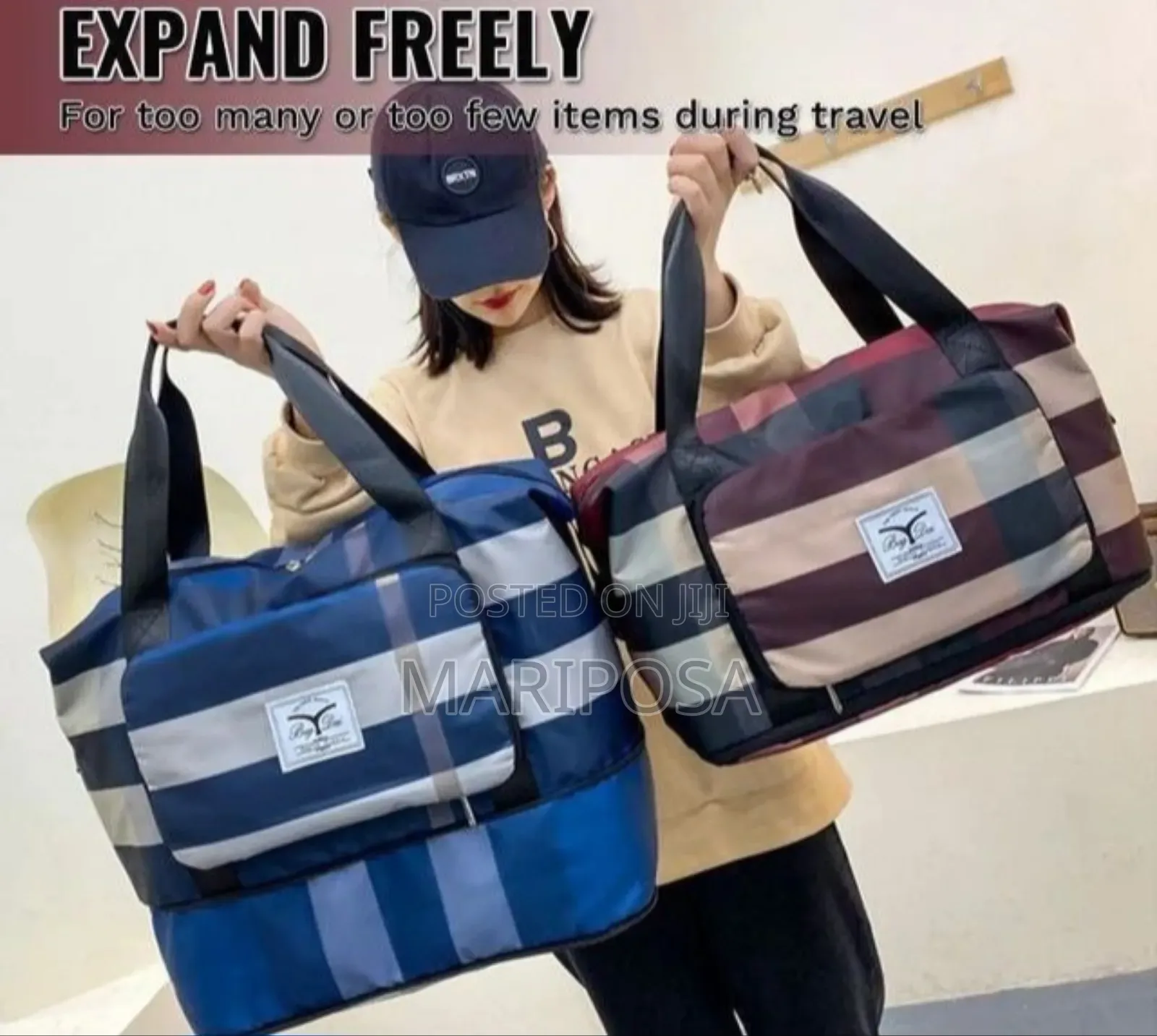 Foldable High Capacity Travel Bags