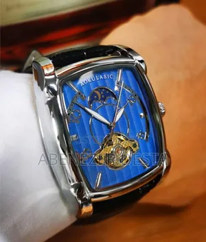 Carved Desian Dial Tourbillon Watches Fashion Automatic