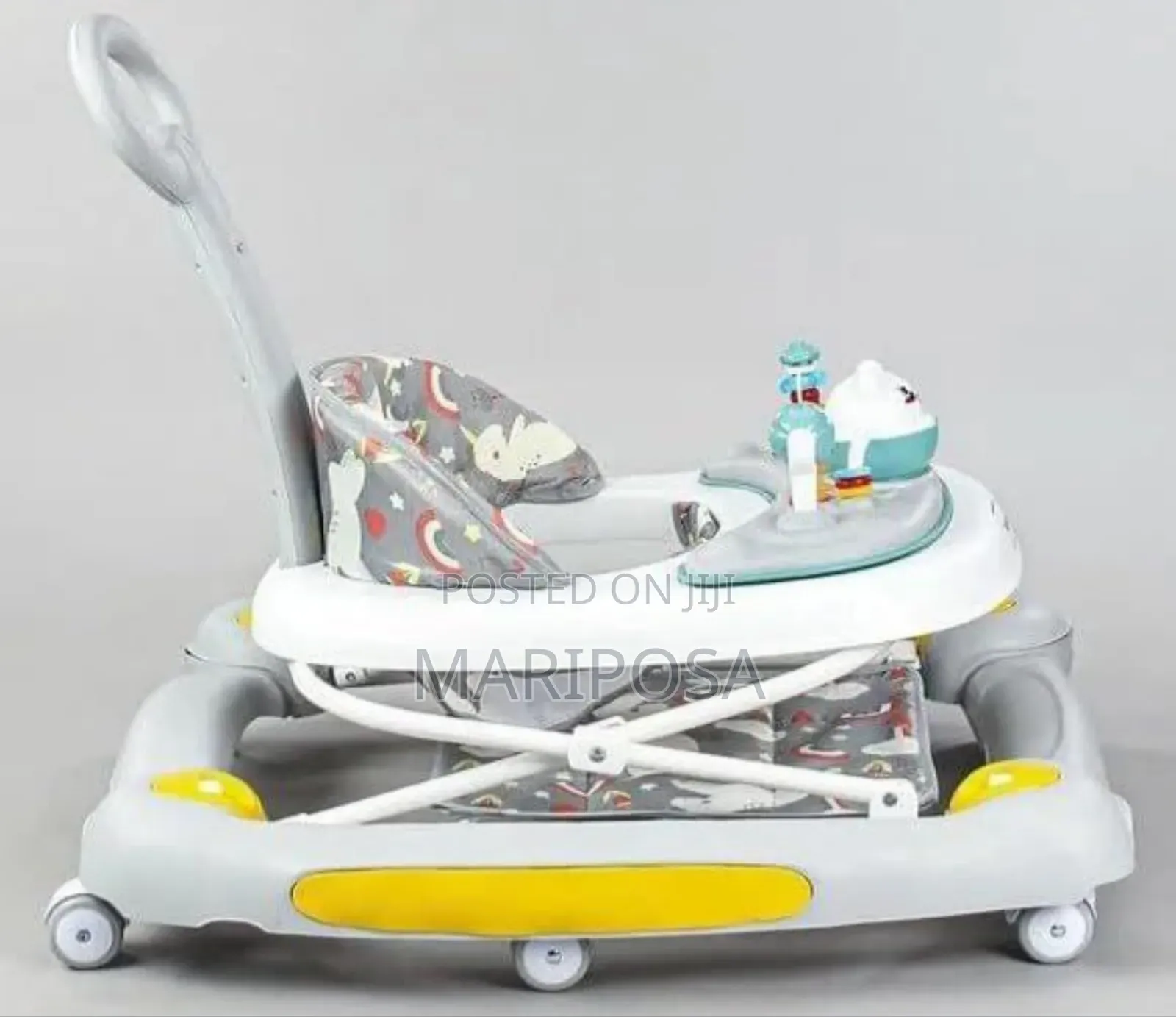  Luxury Baby Walker With Canopy and Toy Tray