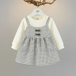 Mk- 0567 Toddler Girls Stripped Dress Size: 1-4 Year