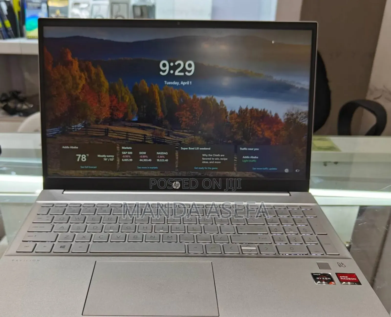 New Laptop HP Pavilion 15 8GB AMD Ryzen 5 SSD 512GB