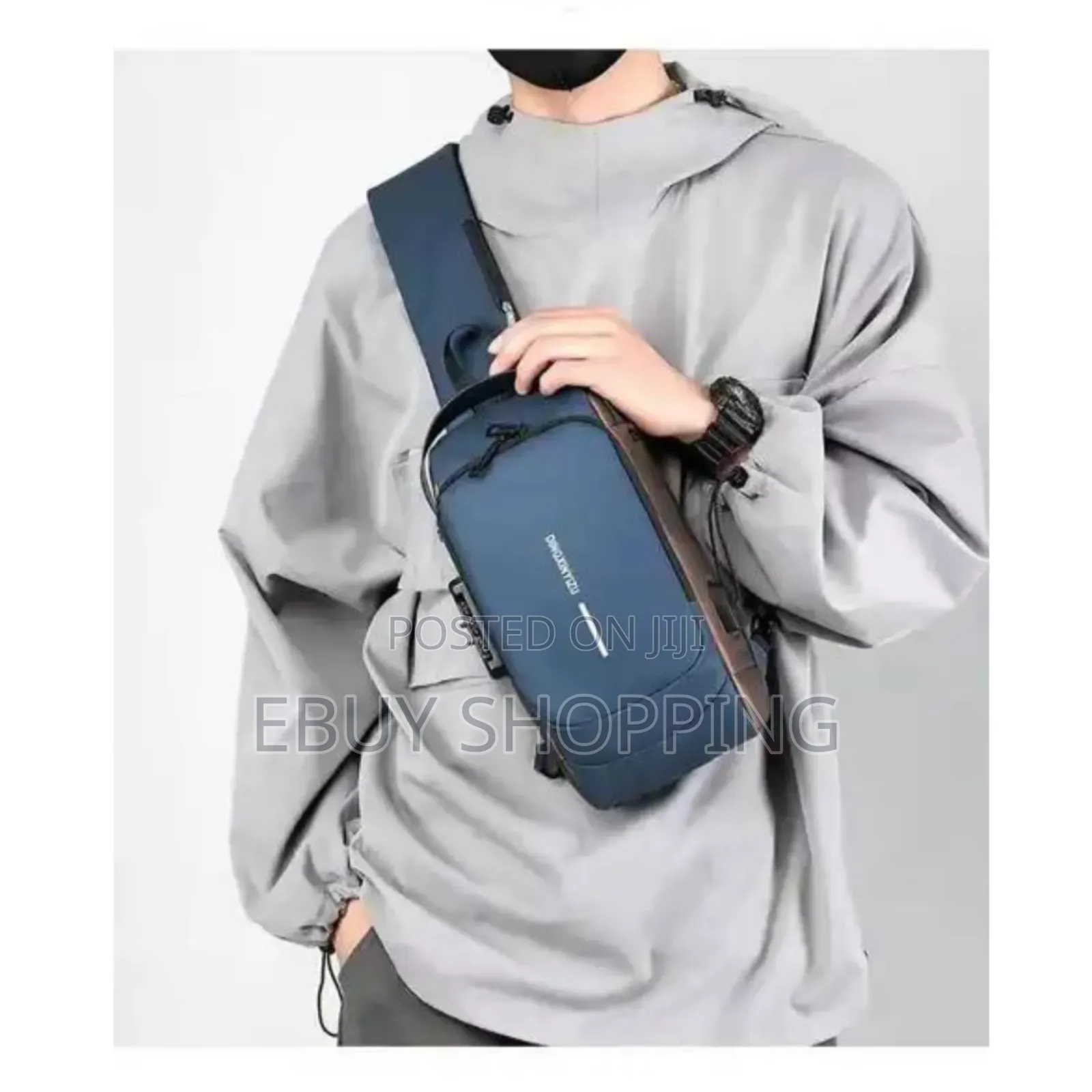 Compact Lightweight Crossbody Bag – Black, Brown Blue