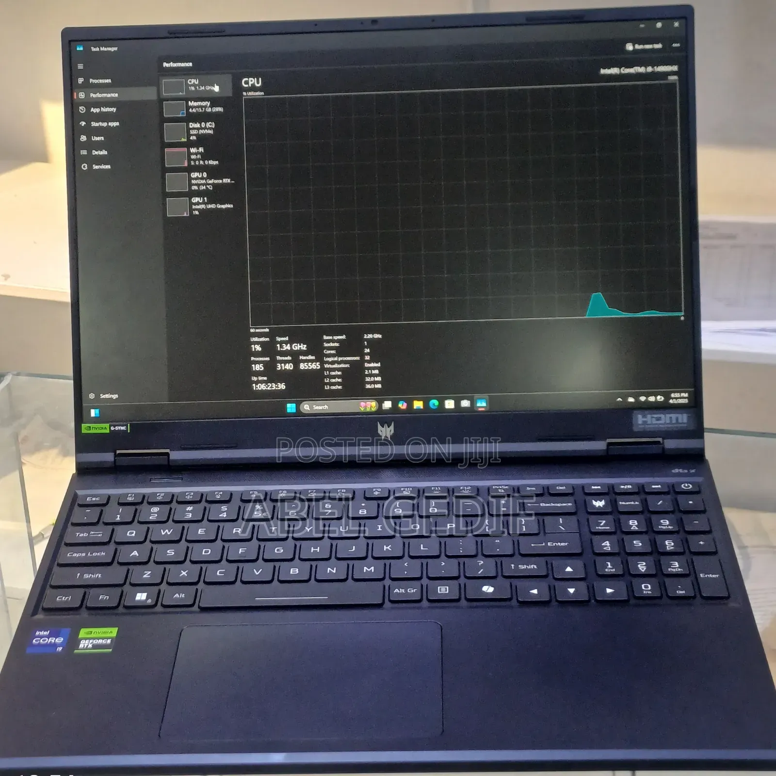 New Laptop Acer Predator Helios Neo 16 16GB Intel Core I9 SSD 1T