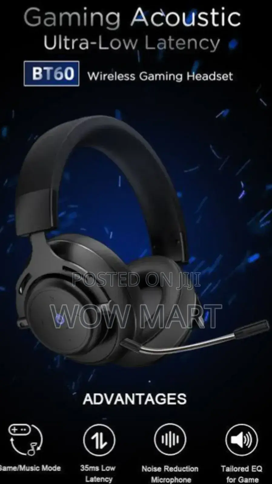 Abingo Bt60x Wireless Gaming Headset