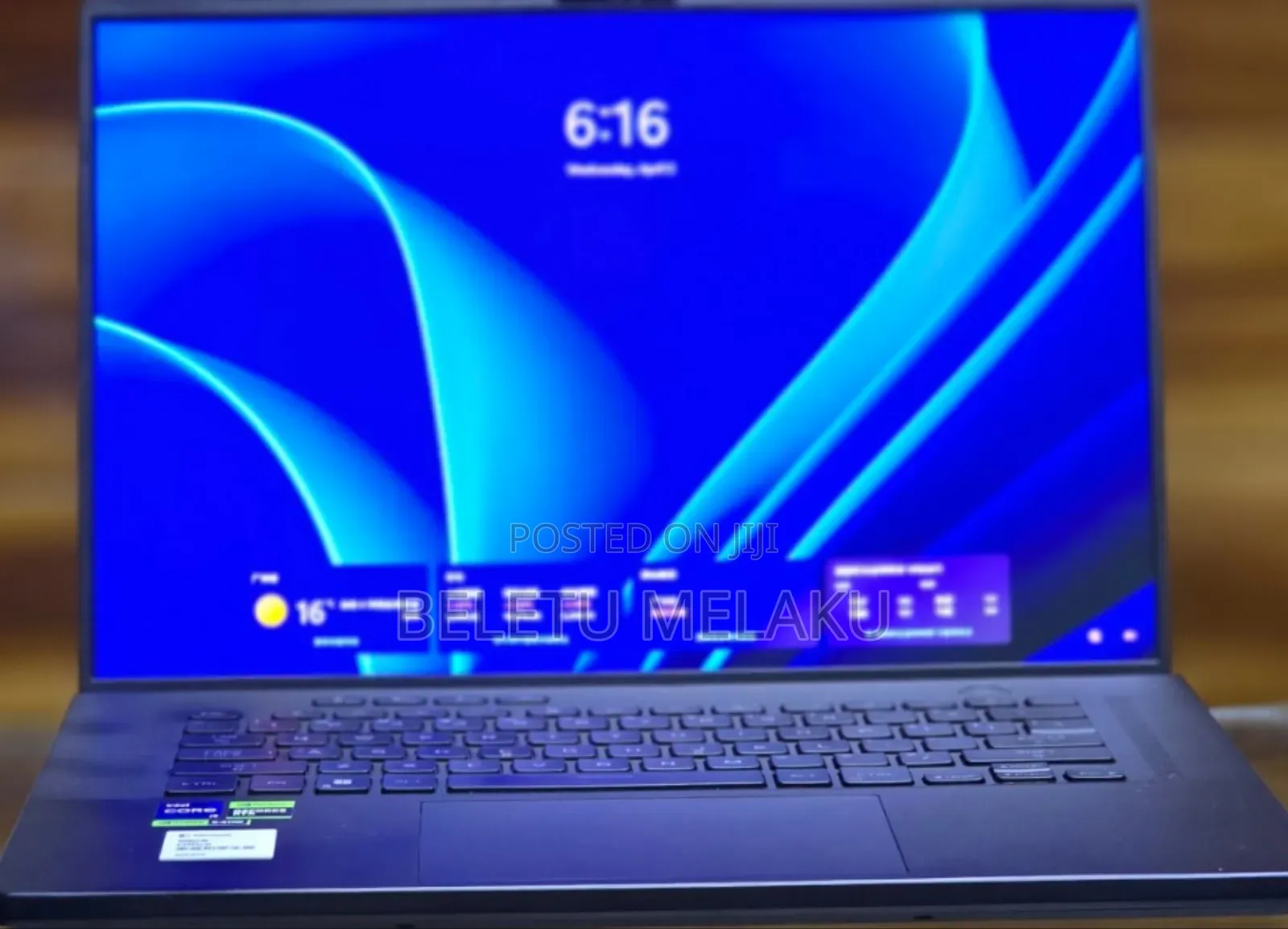 New Laptop Asus ROG Zephyrus M16 GU603HR 16GB Intel Core I9 SSD 1T