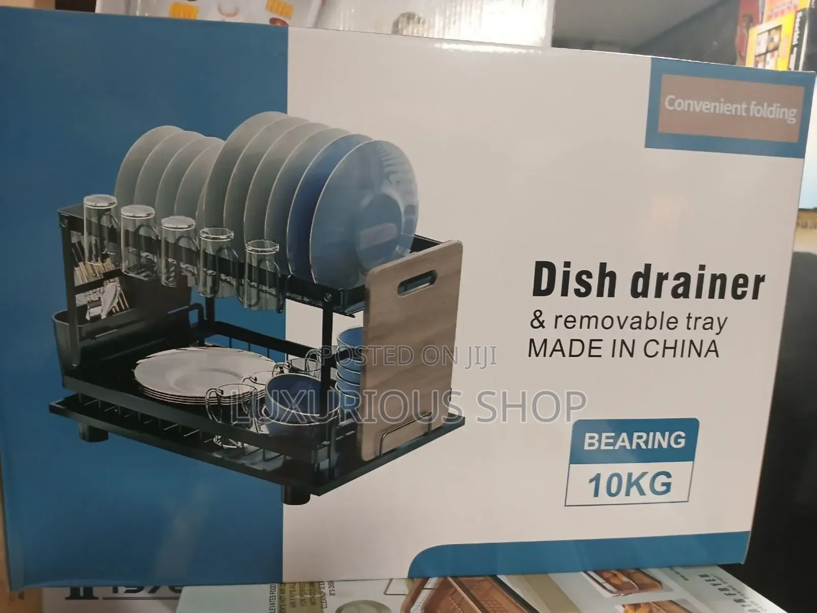 2 Tier Stainless Still Dish Drainer Rack