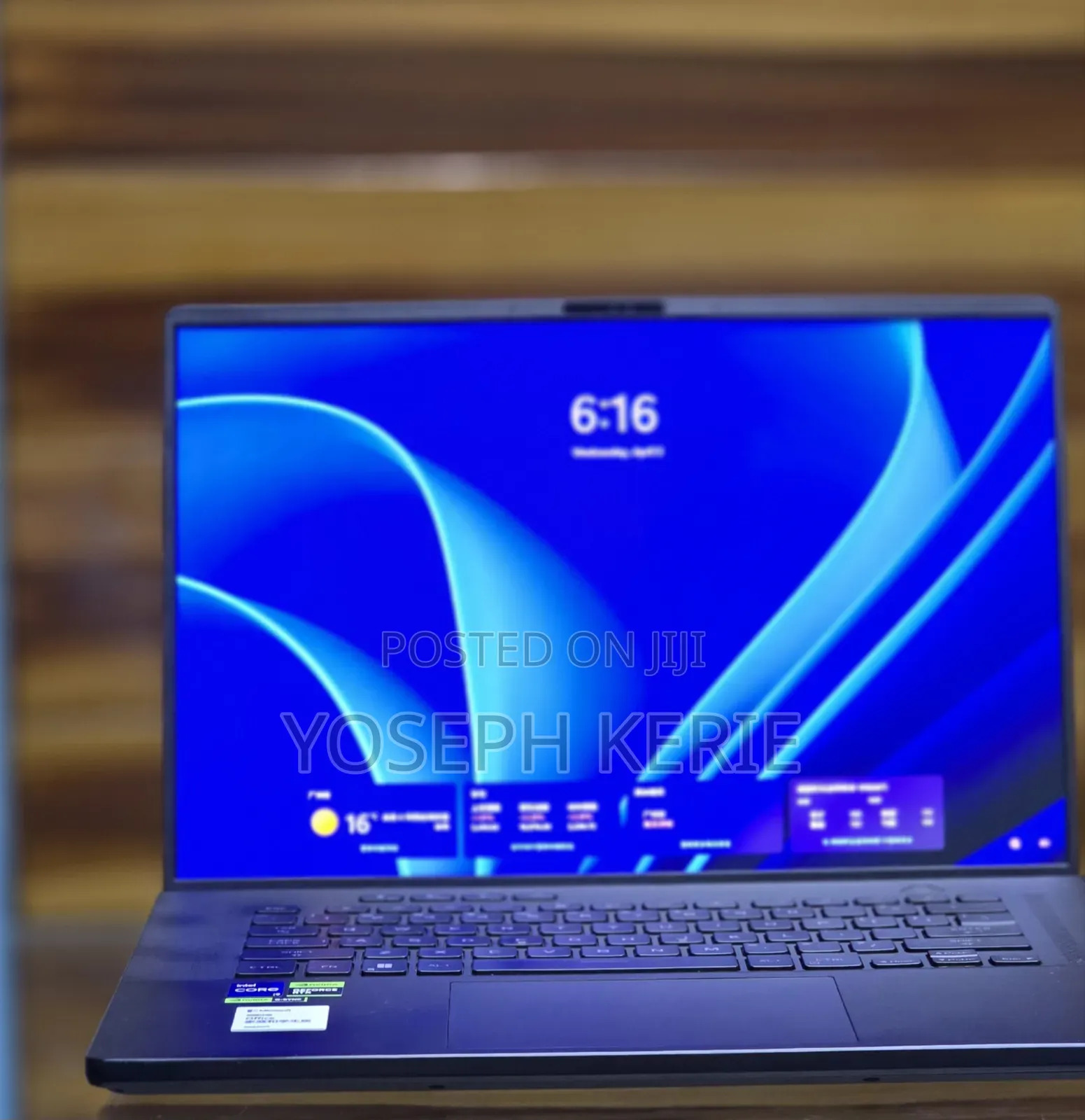 New Laptop Asus ROG Zephyrus M16 GU603HR 16GB Intel Core I9 SSD 1T