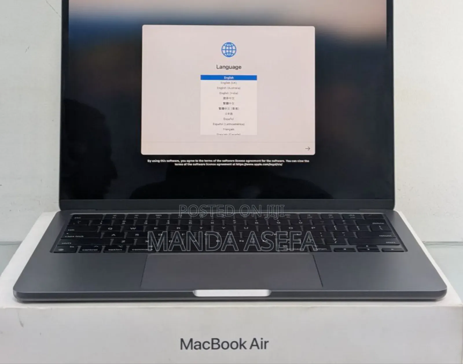 New Laptop Apple MacBook Air 8GB Apple M3 SSD 256GB