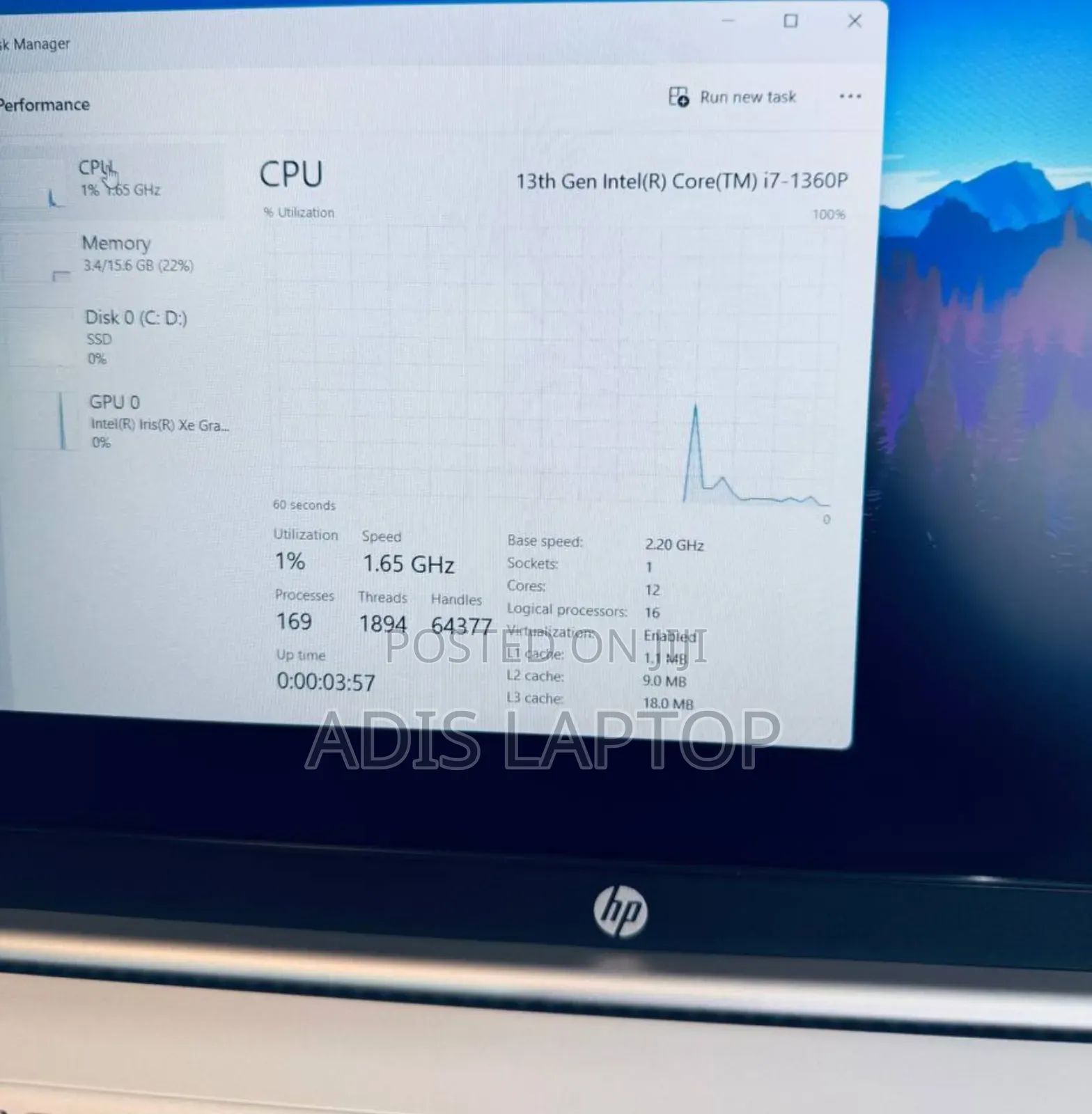 New Laptop HP Pavilion 10 16GB Intel Core I7 SSD 1T