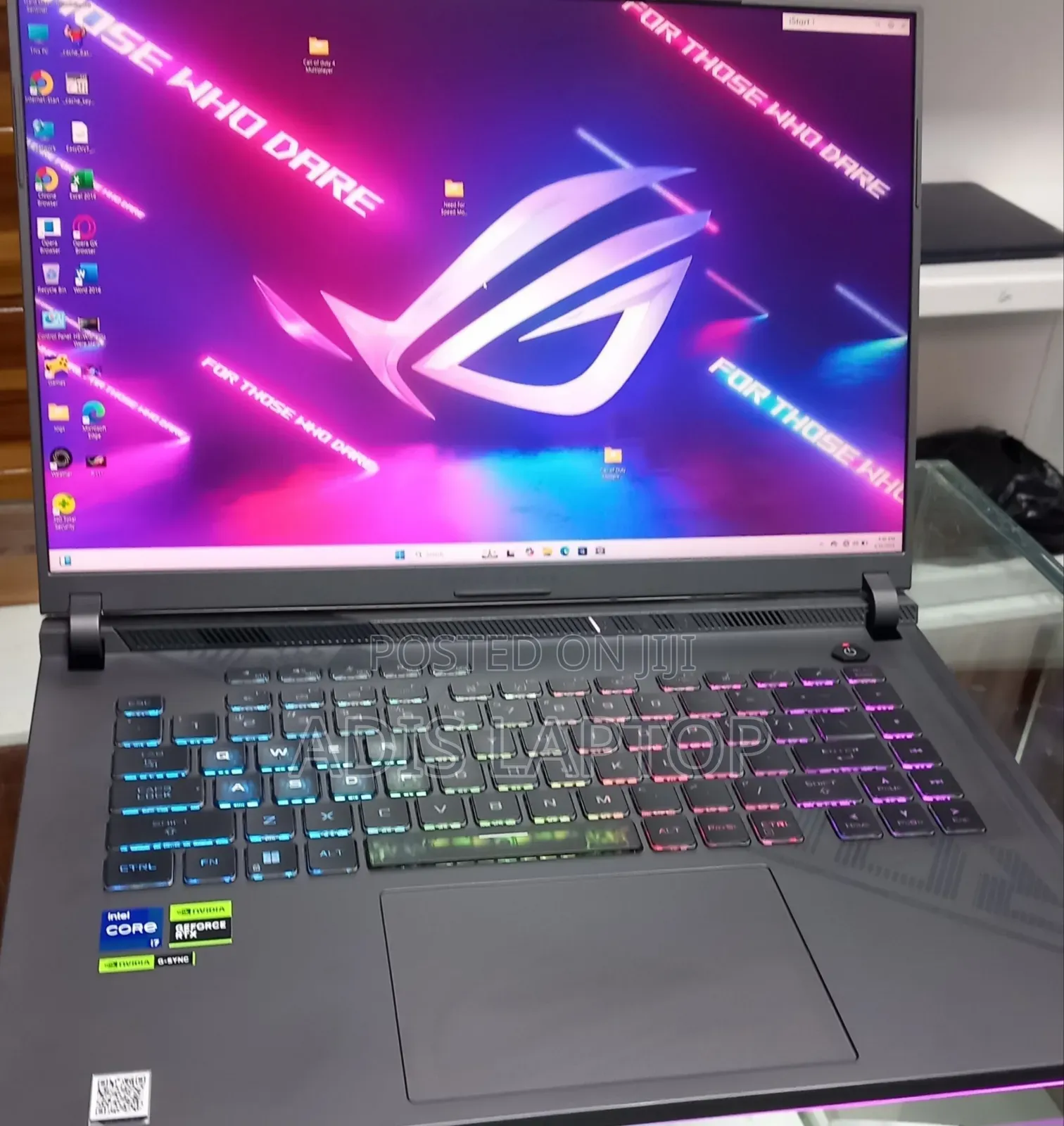New Laptop Asus ROG Strix G16 G614 16GB Intel Core I7 SSD 1T