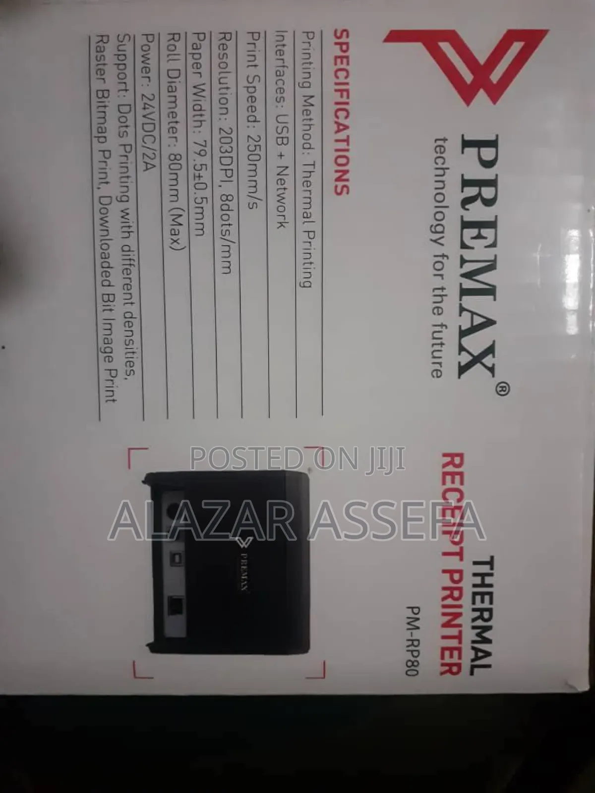 Thermal Printer Recipt Printer With It's Own Scanner