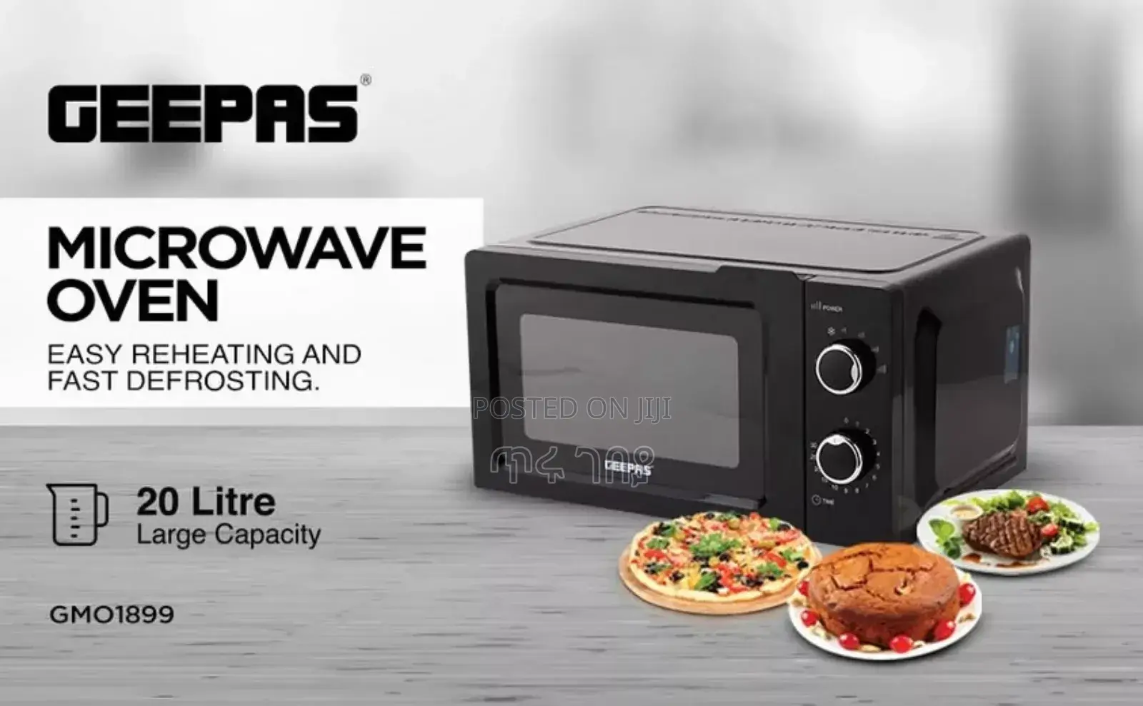 Geepas Gmo1899 20liter Microwave Oven