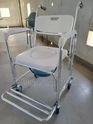 Photo - Shower Commode for Elderly §፲ssline Aluminum Shower Chair