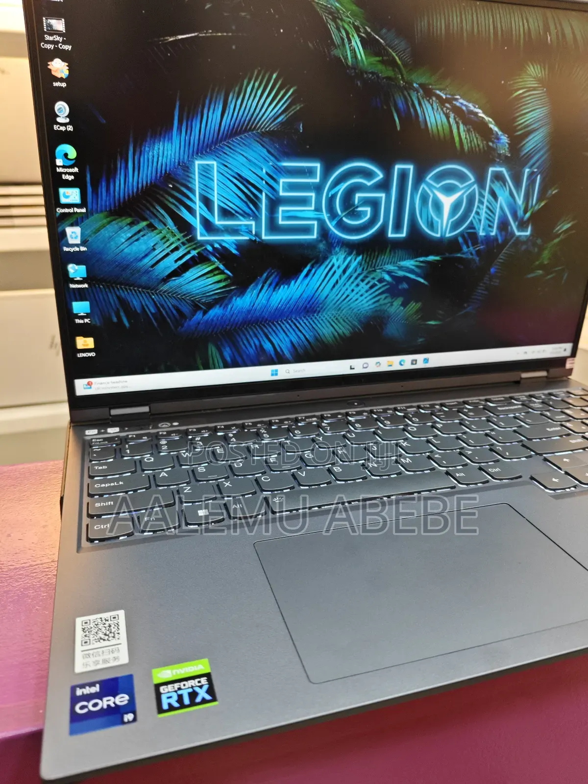 New Laptop Lenovo Legion 5 16GB Intel Core I9 SSD 1T
