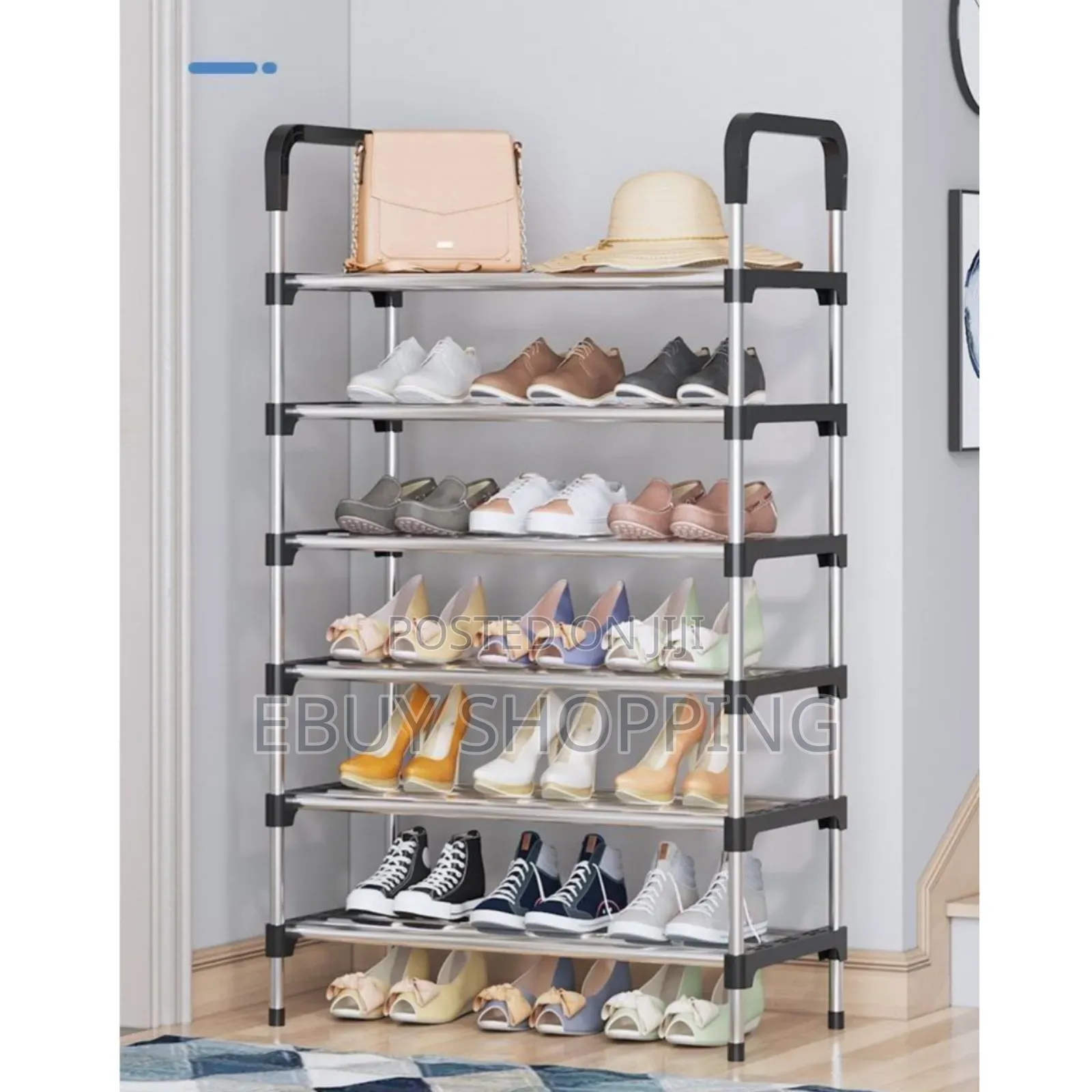 **6-Story Shoe Rack – Maximize Space, Minimize Clutter**