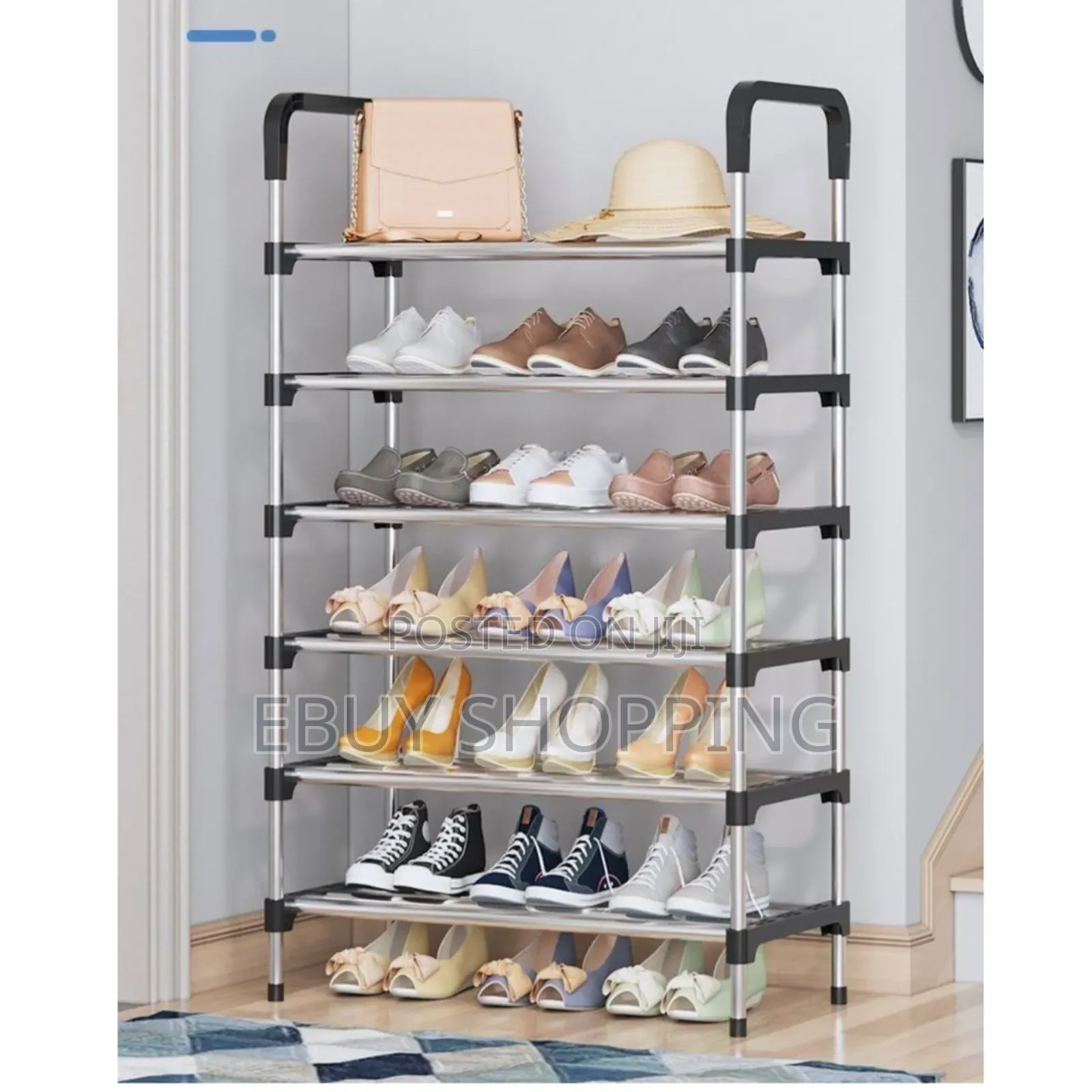 **Minimalist Shoe Storage – 6-layer Elegant Design**