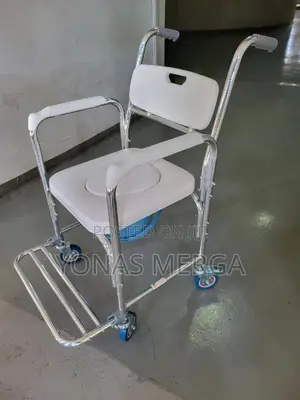 Photo - Padded Toilet Seat Chair፯贏convenience, Bathroom Aid窃፬chair