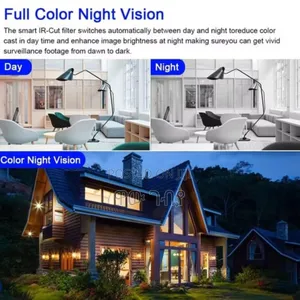 ሲም የሚቀበል ባለ ሁለት ሌንስ ያለው የደህንነት ካሜራ