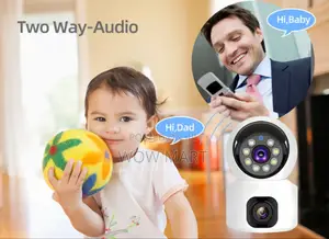 ሲም የሚቀበል ባለ ሁለት ሌንስ ያለው የደህንነት ካሜራ