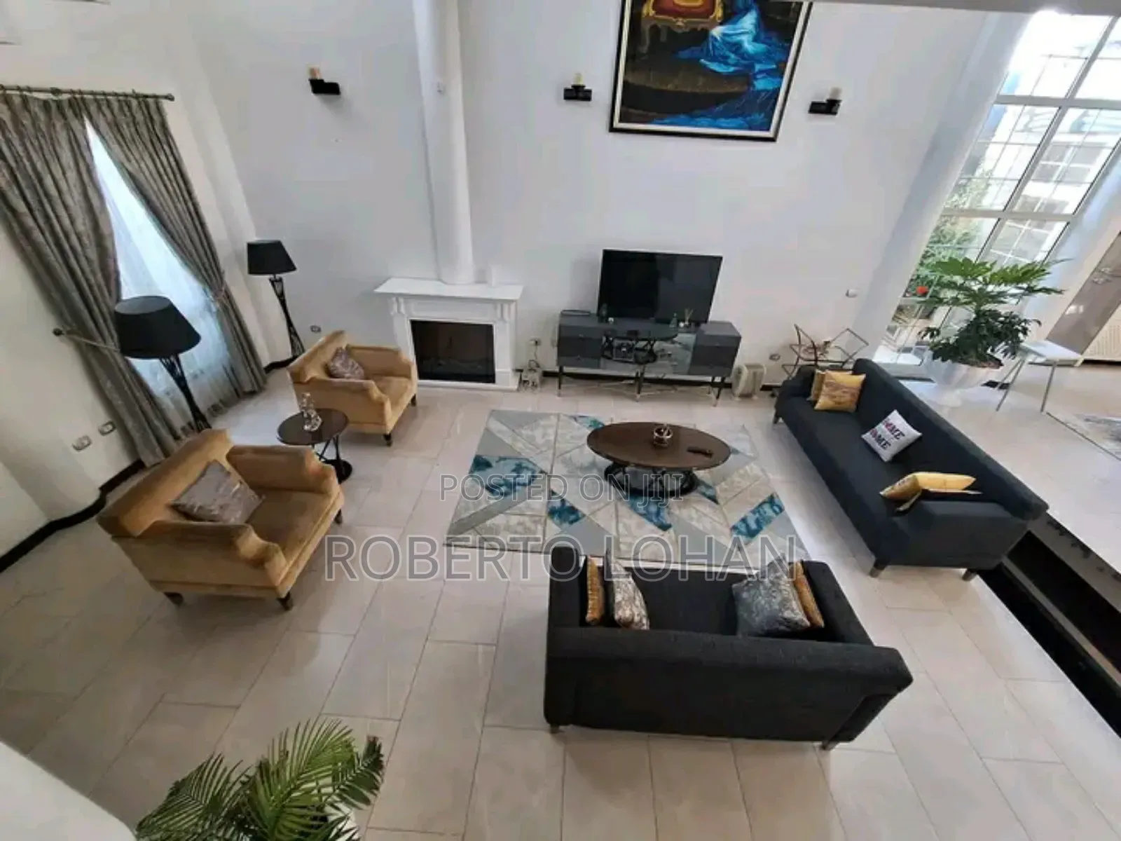 Furnished 5bdrm House in Yeka for rent