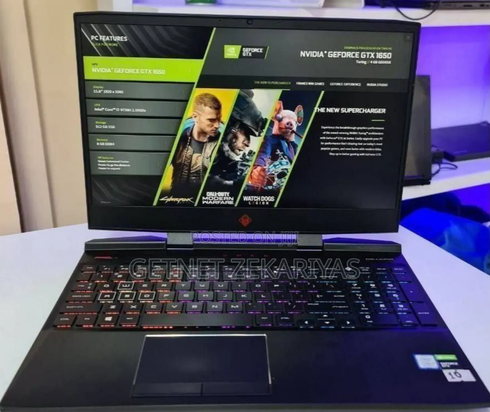 New Laptop HP Omen X 8GB Intel Core I5 HDD+SSD 128GB