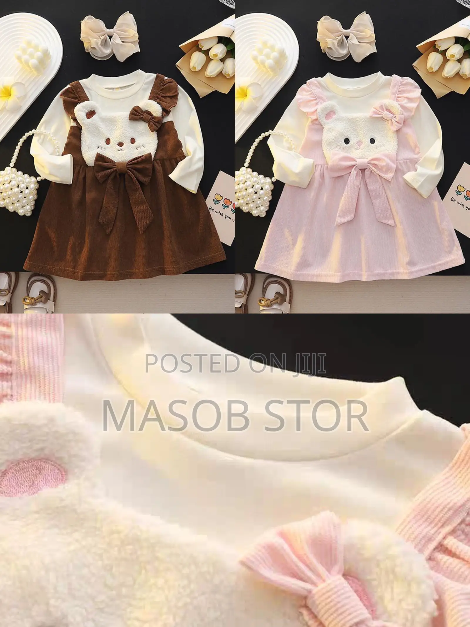 Toddler Girls Cute Kitten Dress