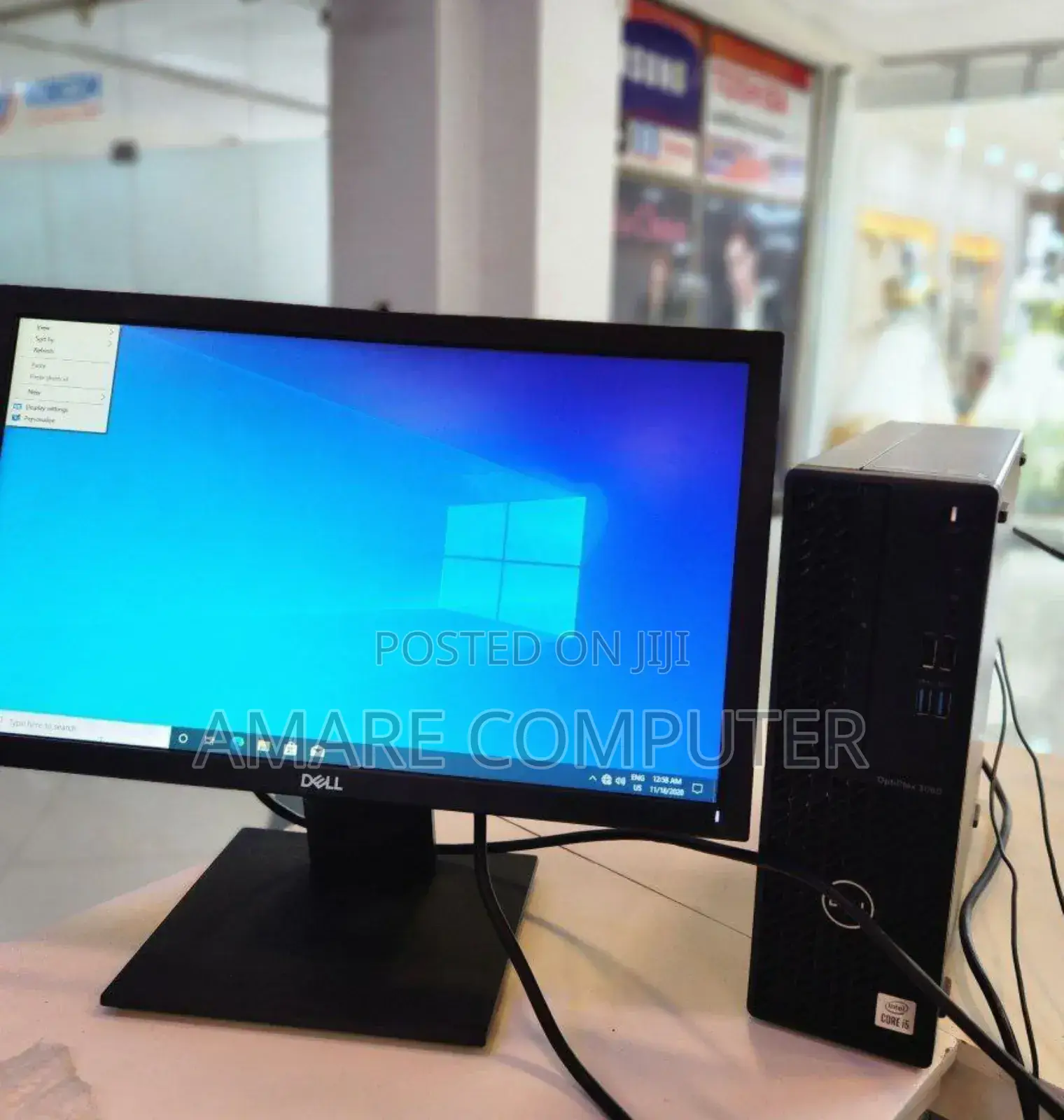 New Desktop Computer Dell OptiPlex 3080 8GB Intel Core I5 SSD 1T