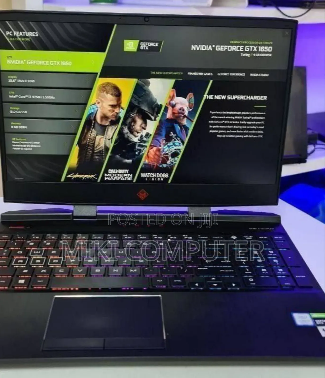 New Laptop HP Omen X 8GB Intel Core I5 HDD+SSD 1T