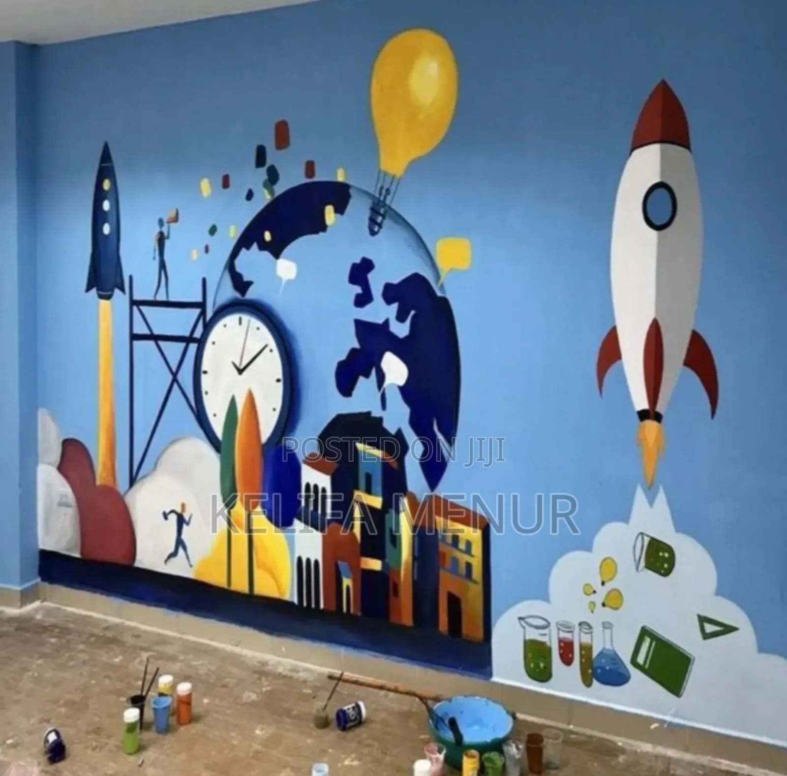 All Types of Wallart(ለቢሮዎች,ለቤት,ለ አንዲሁም ለትምህርት ቤቶች ) Betemeta