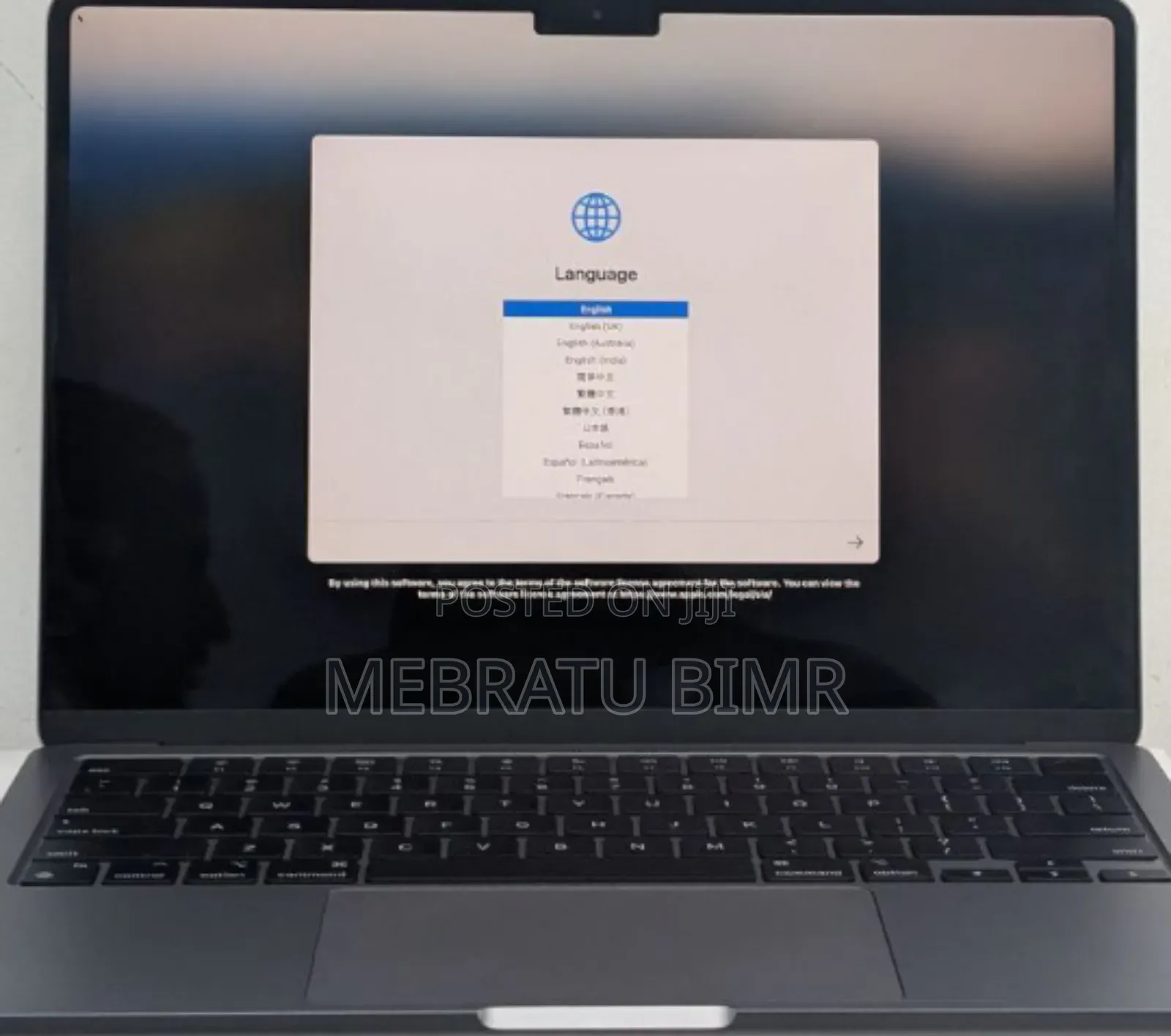 New Laptop Apple MacBook Air 2024 M3 13-Inch 8GB Apple M3 SSD 256GB